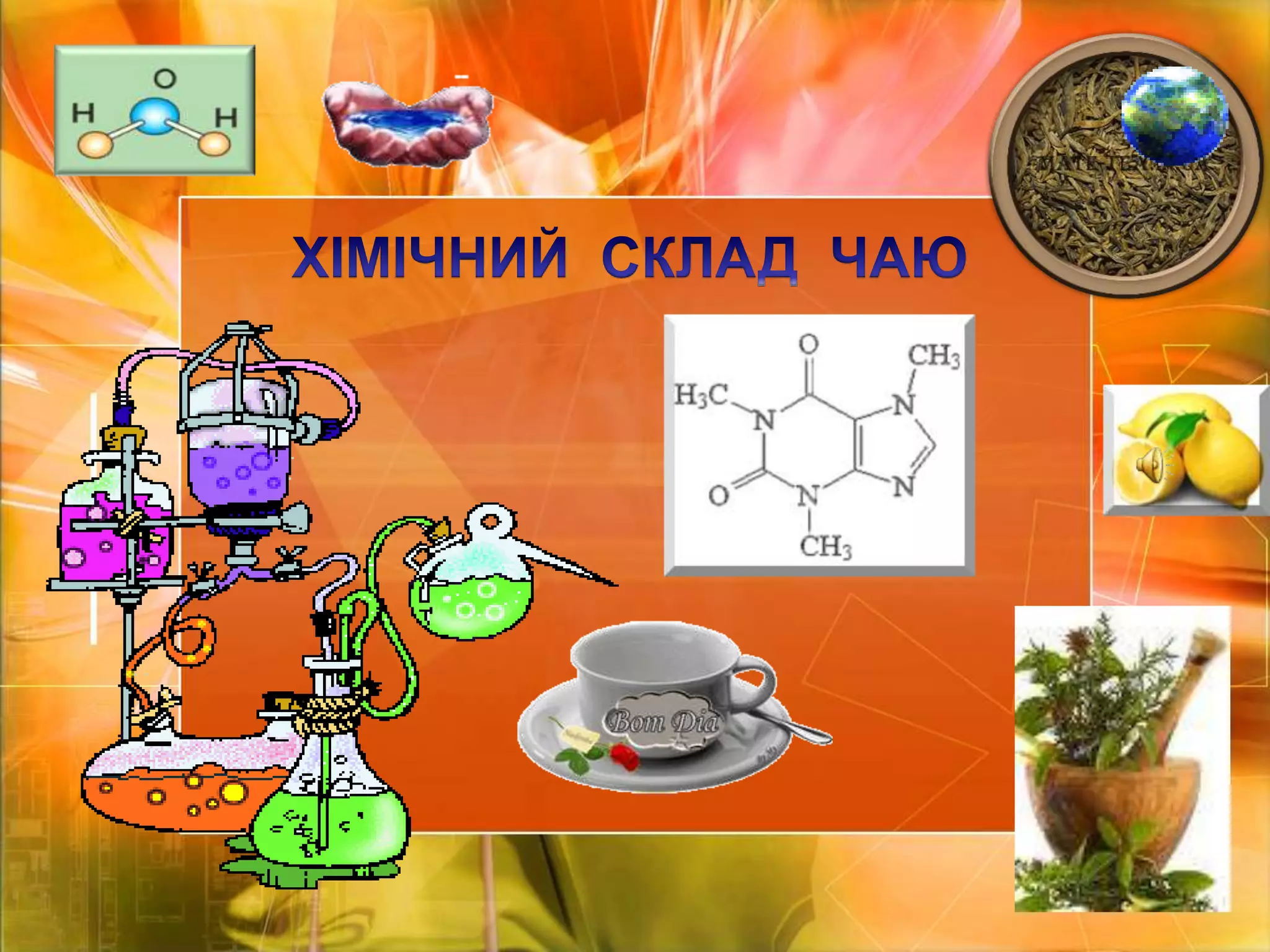 ХІМІЧНИЙ  СКЛАД  ЧАЮ