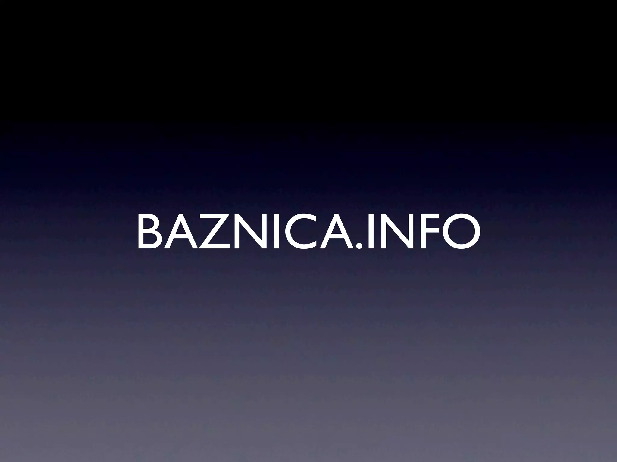 BAZNICA.INFO
 