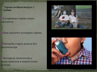 Узроцизагађењаваздухау СрбијиСагоревањегоривалошегквалитета