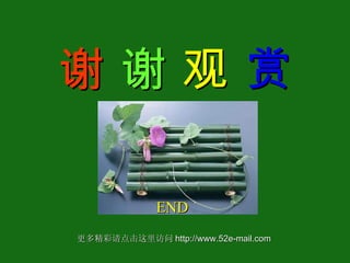 END 谢  谢   观  赏 更多精彩请点击这里访问 http://www.52e-mail.com 