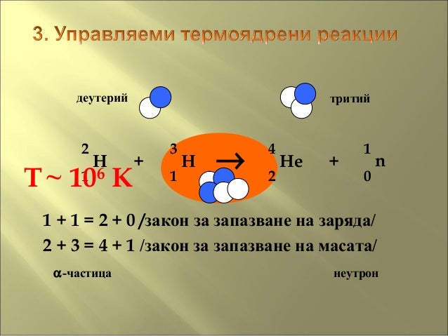Термоядрен синтез