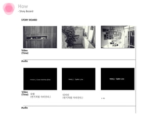 How
- Story Board
 