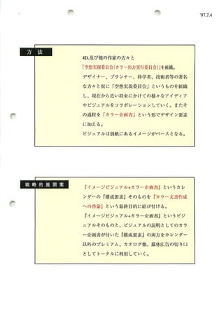 カレンダー企画書