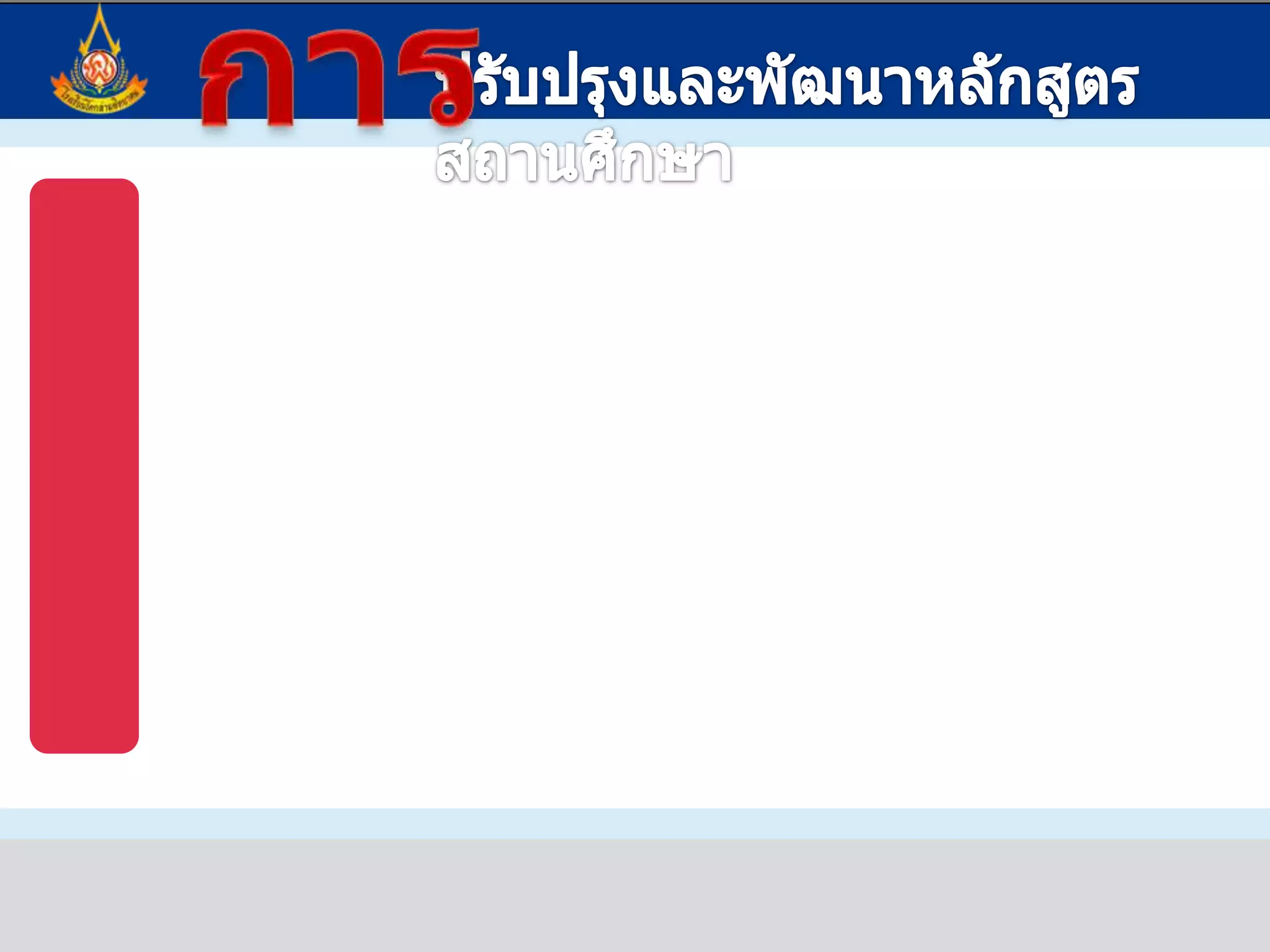 การปรับปรุงและพัฒนาหลักสูตรสถานศึกษา-4 ข้อ-ตามมาตรฐาน ว.2.1-ตามกรอบท้องถิ่นที่เกี่ยวข้อง ว2.1-ตามมาตรฐาน ว2.1/สมุนไพรพื้นบ้าน-ตามตารางวิเคราะห์-ตามตารางวิเคราะห์ร้อยเรียงตามลำดับคือ-ความรู้-ทักษะ/กระบวนการ-คุณลักษณะ-รวมผลการเรียนรู้-ผลการเรียนรู้-สมุนไพรพื้นบ้าน- ตามตารางวิเคราะห์-ตามตารางวิเคราะห์- 4 ผลการเรียนรู้- 4  ข้อ เขียนเรียงตามลำดับตามตารางวิเคราะห์-ผลการเรียนรู้-สาระการเรียนรู้แกนกลาง-สาระการเรียนรู้ท้องถิ่น-  องค์ความรู้(K)-ทักษะกระบวนการ( P)-คุณลักษณะ ( A)4.เขียนคำอธิบายรายวิชา 3.วิเคราะห์หลักสูตรสู่คำอธิบายรายวิชา