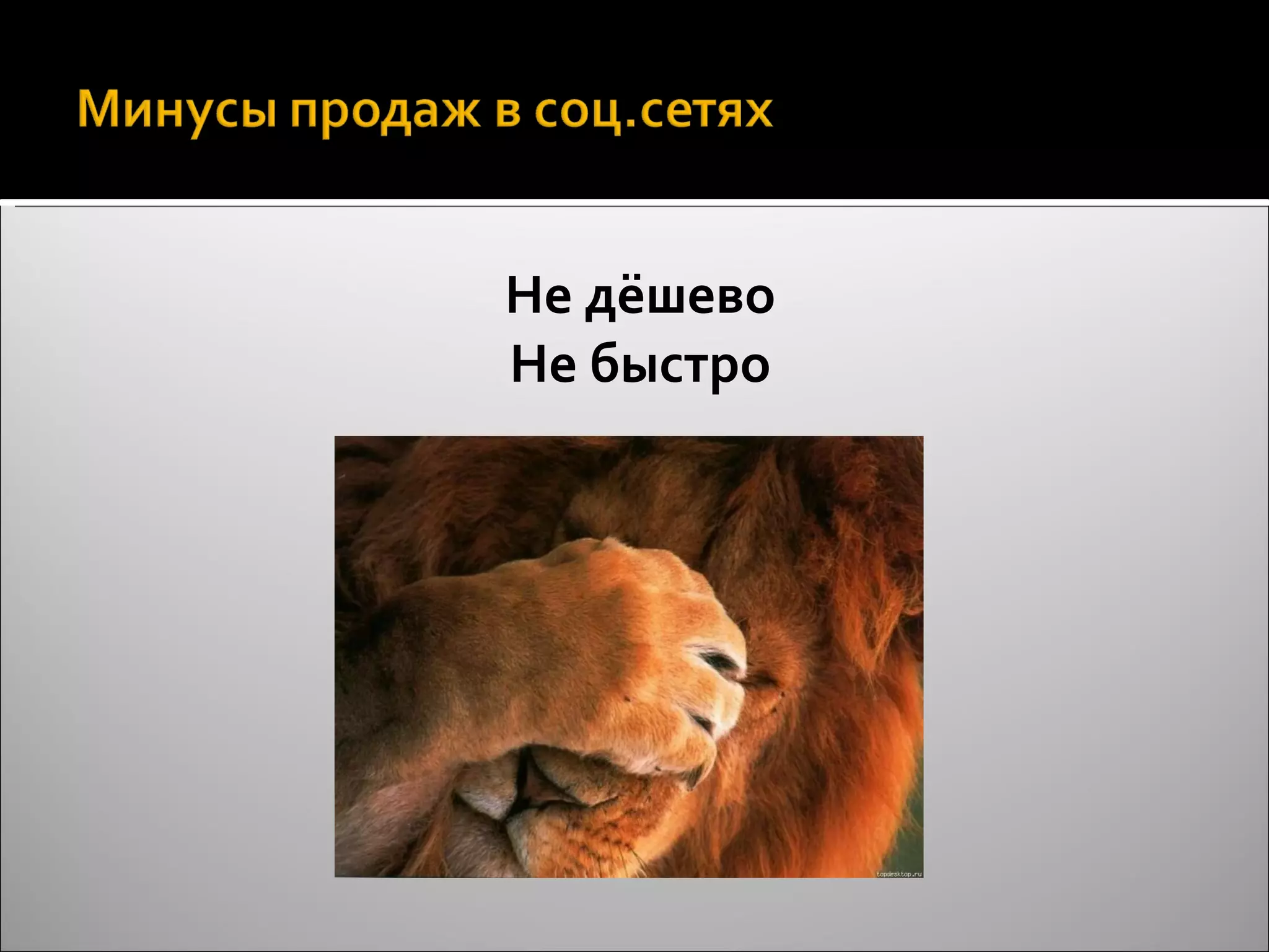 Не дёшево Не быстро 