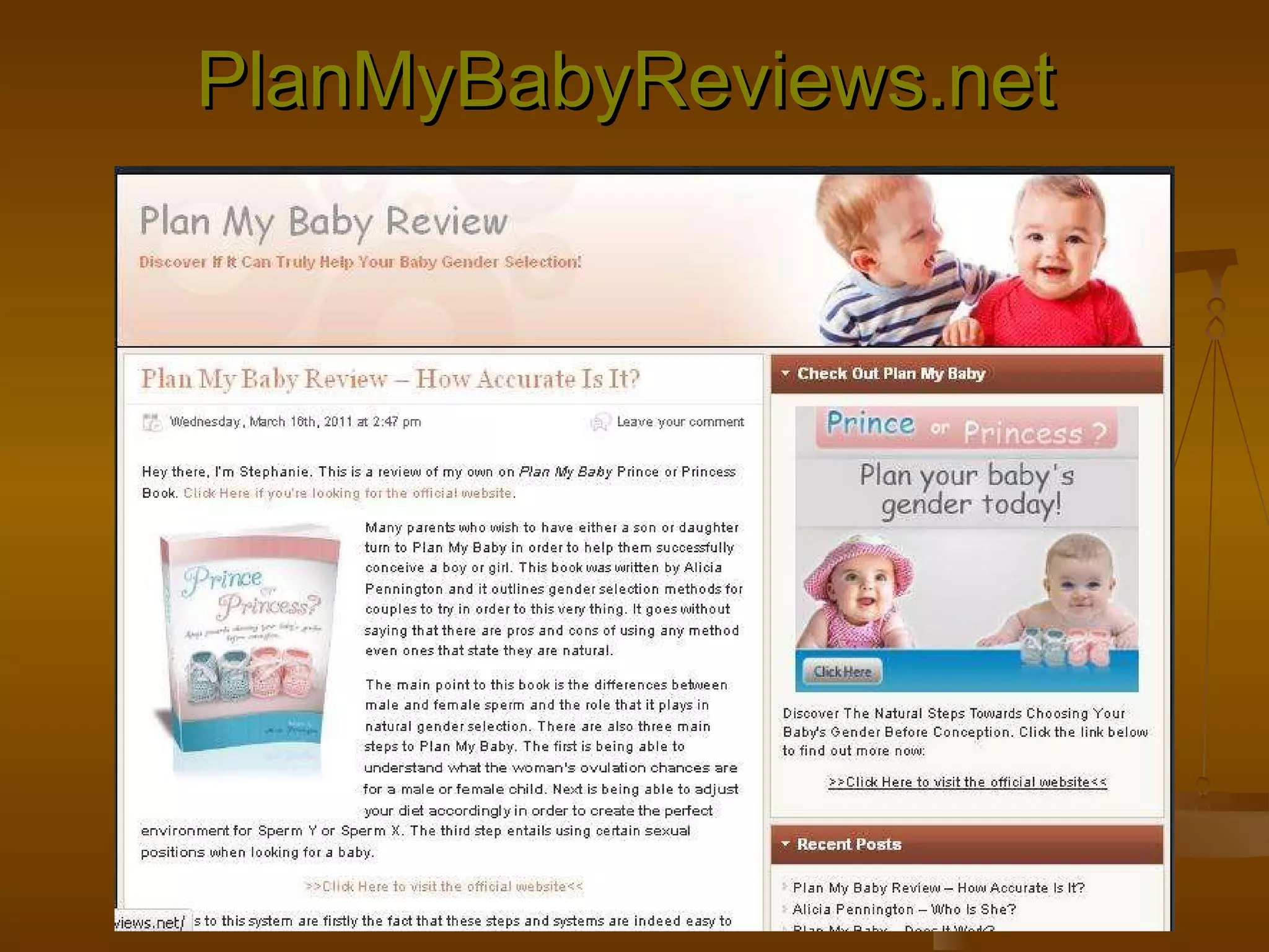 PlanMyBabyReviews.net   