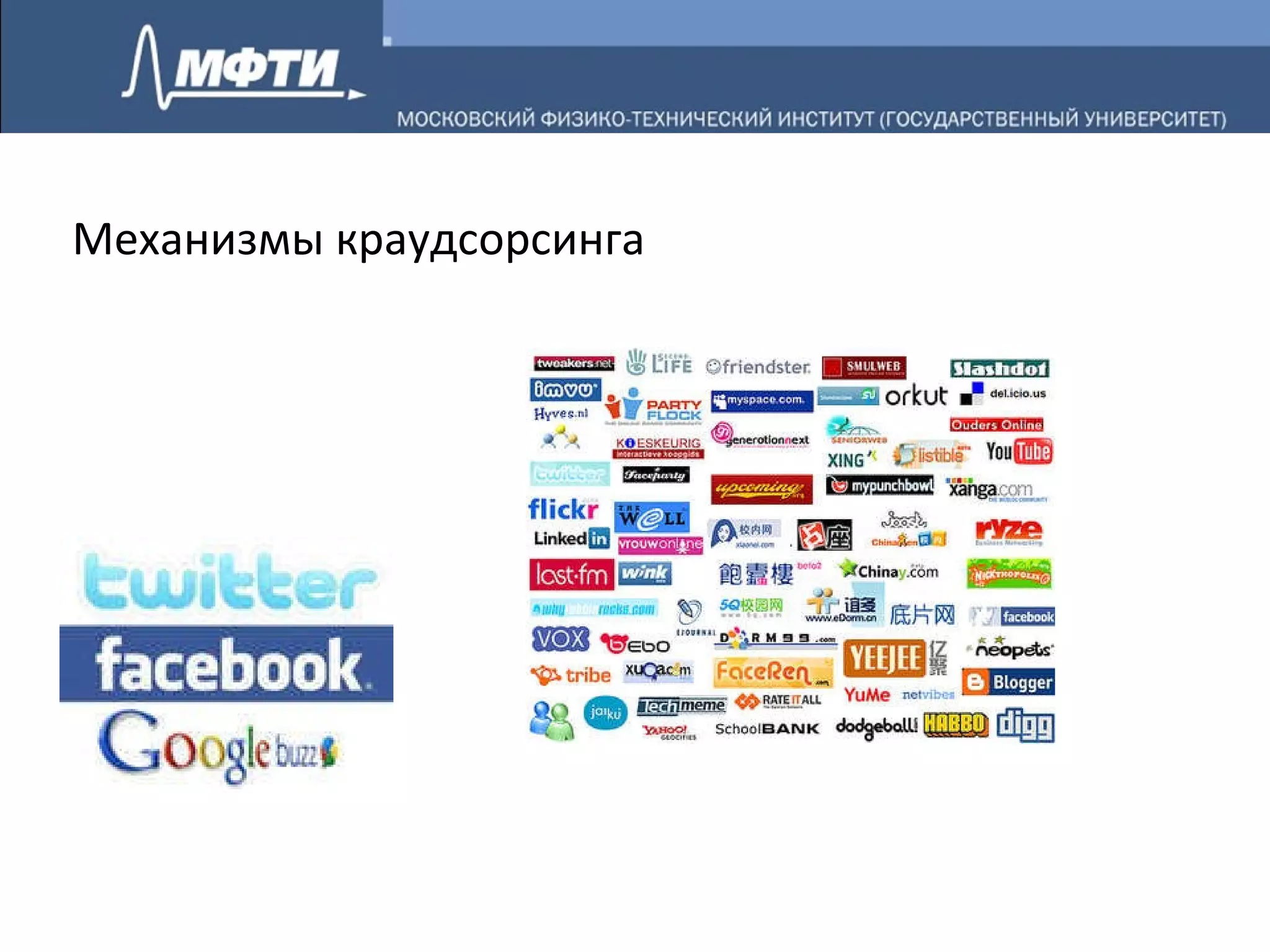 Механизмы краудсорсинга 