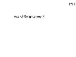 การปฏิวัติฝรั่งเศสเกิดขึ้นในปี 1789 ได้รับอิทธิพล     จากนักคิดยุคแสงสว่าง (Age of Enlightenment) ที่เชื่อมั่นในตัวมนุษย์รวมไปถึงเหตุผล อารมณ์หรือเจตจำนงของมนุษย์มากกว่าพระเจ้า นักคิดคนสำคัญได้แก่รุสโซ ล็อก โทมัส เจฟเฟอร์สัน  ปีแอร์ เลอรูซ์เป็นผู้ให้กำเนิดคำขวัญที่ว่า “เสรีภาพ ความเสมอภาค ภราดรภาพ” อันให้ความสำคัญแก่ประชาชนมากกว่ากษัตริย์ในระบอบสมบูรณาญาสิทธิราช (กษัตริย์เป็นใหญ่) กำหนดลัทธิชาตินิยม