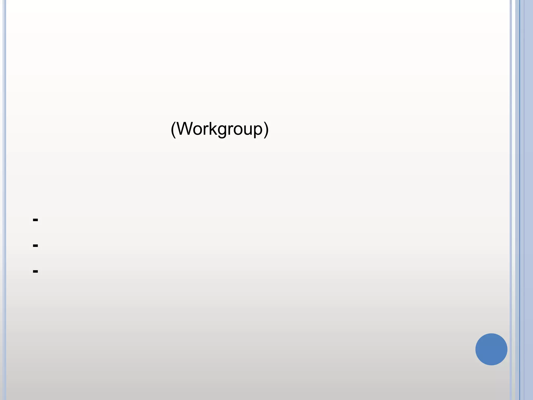 การใช้งานเครือข่ายคอมพิวเตอร์    เครือข่ายแลนหนึ่งเครือข่ายจะมีการทำงานกันเป็นกลุ่ม เรียกว่า กลุ่มงาน (Workgroup)  แต่เมื่อเชื่อมโยงหลาย ๆ  กลุ่มงานเข้าด้วยกันก็จะเป็นเครือข่ายขององค์กร  และถ้าเชื่อมโยงระหว่างองค์กรผ่านเครือข่ายแวน  ก็จะได้เครือข่าย ขนาดใหญ่  ตัวอย่างการใช้งานเครือข่าย-การใช้ฐานข้อมูลร่วมกัน-การติดต่อสื่อสารระหว่างกันบนเครือข่าย  -สำนักงานอัตโนมัติ    