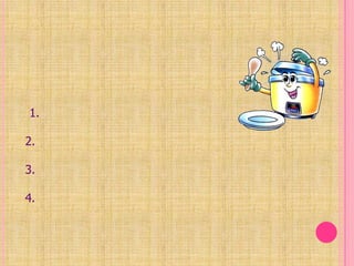                 1. หม้อหุงข้าว     วิธีใช้หม้อหุงข้าวให้ประหยัดพลังงานและปลอดภัย    1. ต้องต่อสายดินกับหม้อหุงข้าว และหมั่นใช้ไขควงลองไฟทดสอบอยู่เสมอ2. ขั้วต่อสายที่ต่อสายที่ตัวหม้อหุงข้าวและที่เต้ารับต้องเสียบให้แน่นสนิท3. เมื่อเลิกใช้งานควรถอดปลั๊กออกจากเต้ารับ4. ดูข้อควรปฏิบัติในการใช้ไฟฟ้าหรือเครื่องใช้ไฟฟ้าอย่างปลอดภัย