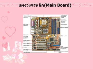 แผงวงจรหลัก (Main Board) 