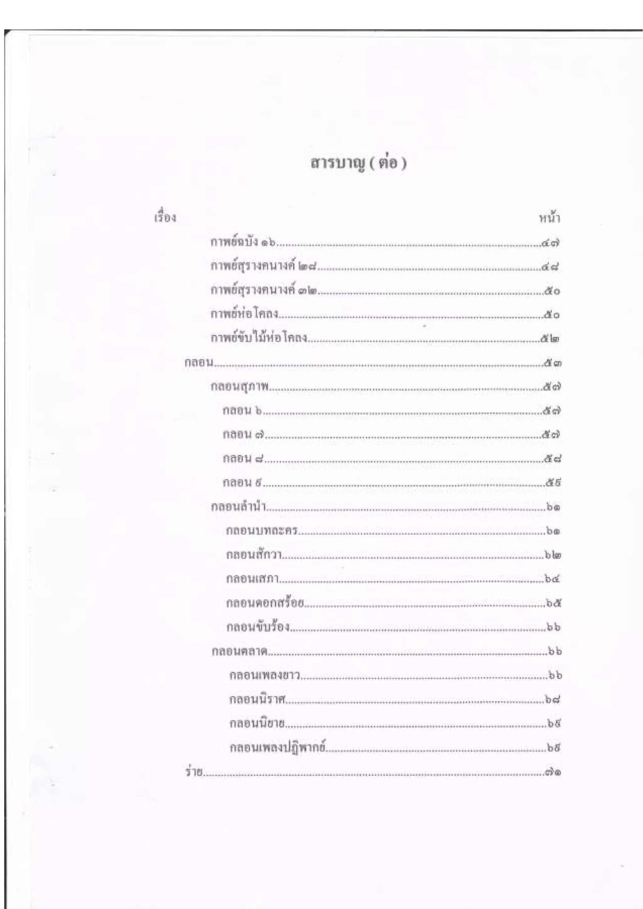 เค้าโครงการเขียนโครงงานวิชาภาษาไทย