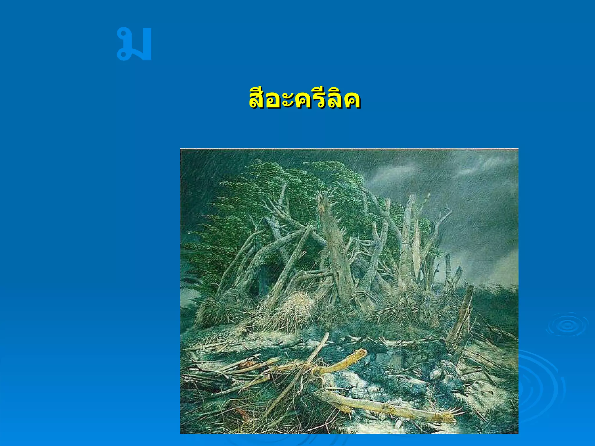 สีอะครีลิค จิตรกรรม 