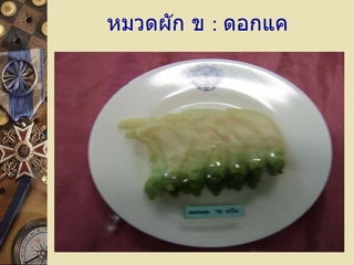 หมวดผัก ข  :  ดอกแค 