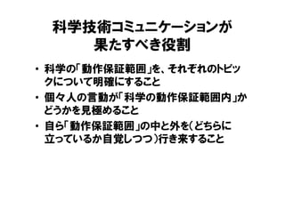 議論の科学1(抜粋) PPT