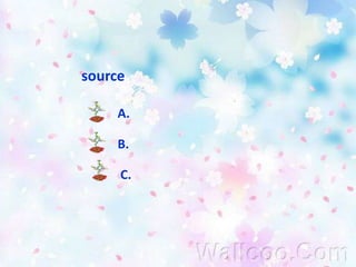 ข้อที่  3source   เป็นสัญญาณของอะไรA.สัญญาณเสียงB.สัญญาณแสงC.สัญญาณภาพ