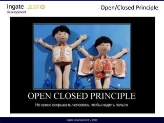 Single Responsibility PrincipleIngate Development \  2011