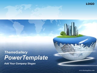 ThemeGallery  PowerTemplate Add Your Company Slogan 