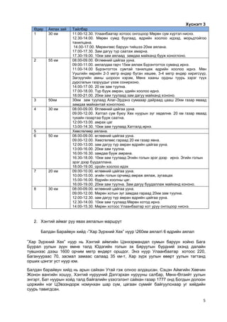 Морин аяллын бизнес төлөвлөгөө