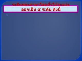 ระดับของภาษาโดยทั่วไปจะแบ่งออกเป็น ๕ ระดับ ดังนี้๑. ระดับพิธีการ คือภาษาที่ใช้ในพระราชพิธีหรือกิจกรรมที่จัดขึ้นอย่างเป็นพิธีการ ตัวอย่างเช่นภาษาที่ใช้ในพิธีพระราชทานปริญญาบัตร การกล่าวเปิดประชุม การกล่าวรายงานการจัดงานทางรัฐพิธี การกล่าวคำถวายพระพรแด่พระบาทสมเด็จพระเจ้าอยู่หัว หรือสมเด็จพระบรมราชินีนาถ เป็นต้นตัวอย่างภาษาระดับมาตรฐานราชการ    ขอพระบรมเดชานุภาพมหึมาแห่งสมเด็จพระบุรพมหากษัตริยาธิราช     จงคุ้มครองประเทศชาติและประชาชาวไทยให้ผ่านพ้นสรรพอุปัทว์พิบัติ    ทั้งปวง อริราชศัตรูภาบนอกอย่าล่วงเข้าทำอันตรายได้ ศัตรูหมู่พาลภาย    ในให้วอดวายพ่ายแพ้ภัยตัว บันดาลความสุขความมั่นคงให้บังเกิดทั่ว    ภูมิมณฑล บันดาลความร่มเย็นแก่อเนกนิกรชนครบคามเขตขอบขัณฑสีมา"