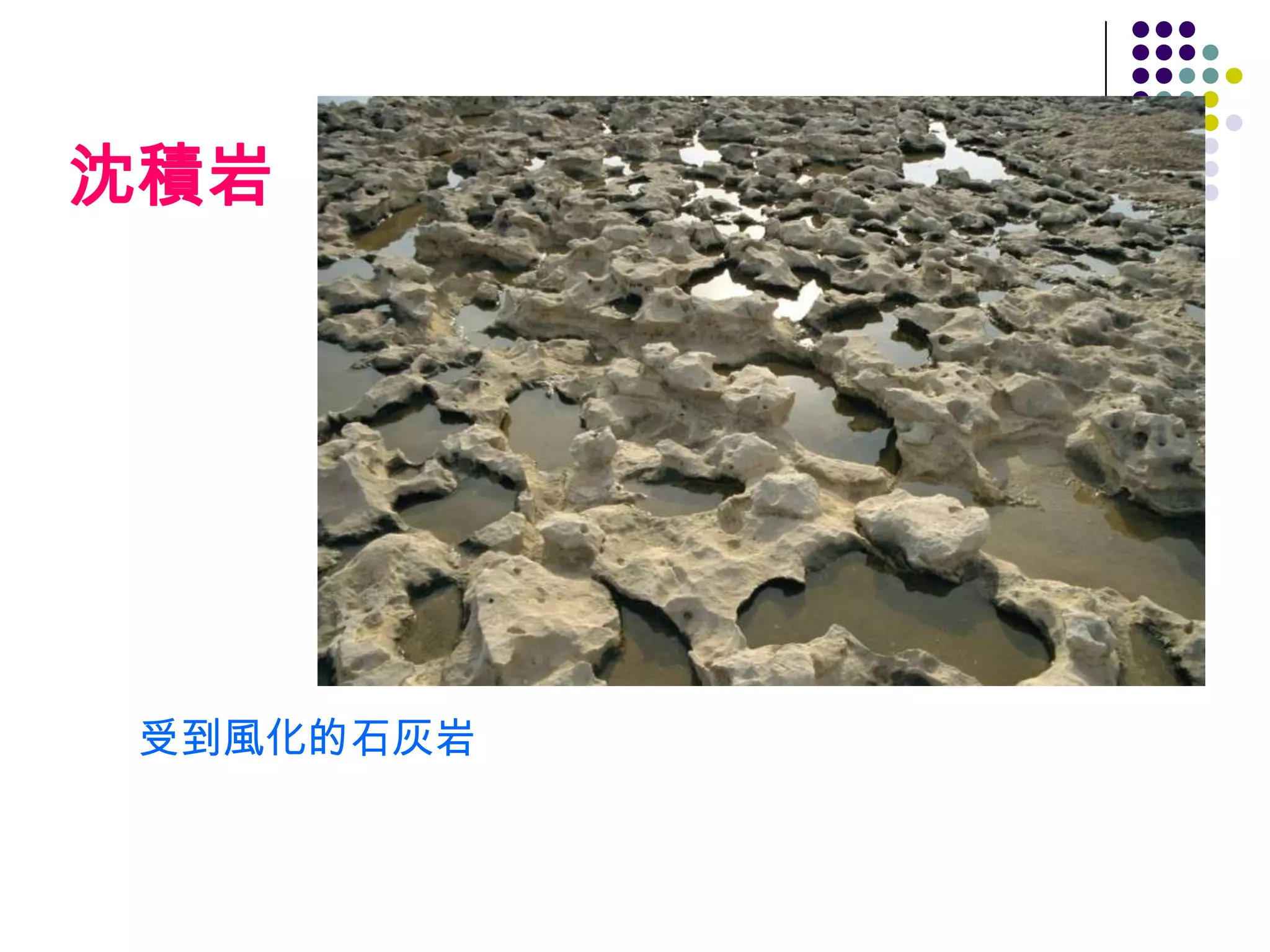 沈積岩




 受到風化的石灰岩
 