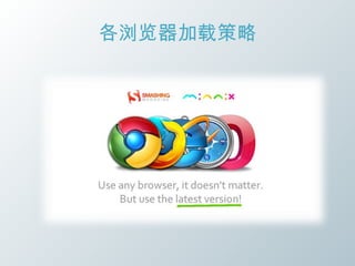 各浏览器加载策略
 