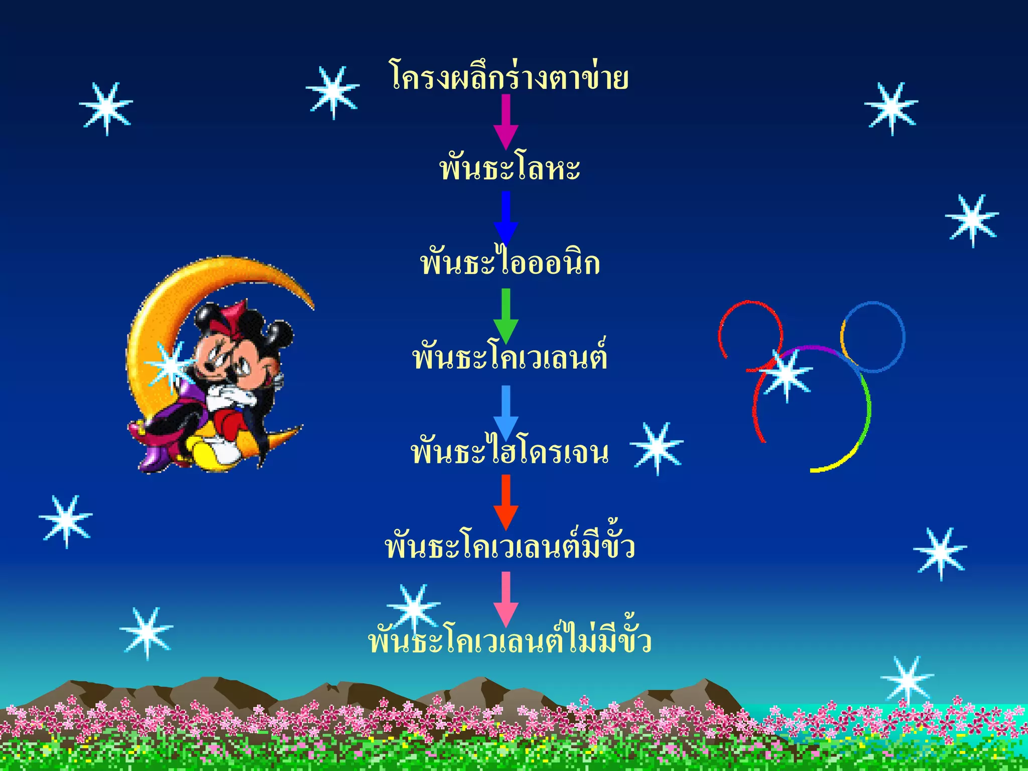 โครงผลึกร่ างตาข่ าย
      พันธะโลหะ

    พันธะไอออนิก

   พันธะโคเวเลนต์

   พันธะไฮโดรเจน

 พันธะโคเวเลนต์ มีข้ัว

พันธะโคเวเลนต์ ไม่ มีข้ัว
 