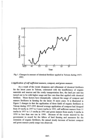 稻田地力及其他作物生產技術改進與永續農業之研究