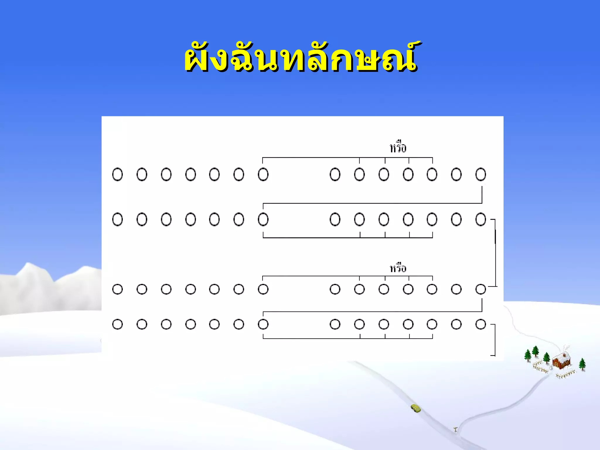 ผังฉันทลักษณ์ 