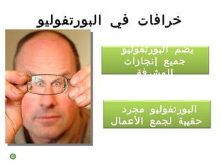 خرافات في البورتفوليو يضم البورتفوليو جميع إنجازات المشرفة البورتفوليو مجرد حقيبة لجمع الأعمال 