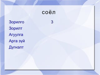Агуулга 