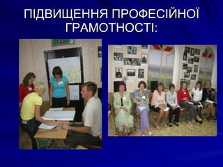 ПІДВИЩЕННЯ ПРОФЕСІЙНОЇ ГРАМОТНОСТІ: 
