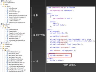 공통




클라이언트




서버
        액션 베이스
 