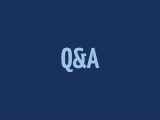 Q&A
 
