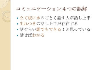 ビジネス現場でのコミュニケーション技術