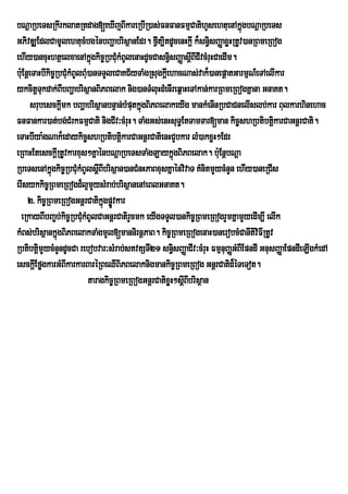 bNþaRbeTsRkIrklatRtdag[eXIjBIkareRbIR)as;FnFanFmµCatihYsehtuenAkñúgbNþaRbeTs
GPivDÆEdlCamUlehtucMbgénbBaðabrisßanEdr. fVt,itdUcenHkþI k¾sn§isBaØaxøHRtUv)anRBmeRBog
                                                   I
ehIy)ancuHhtßelxaenAkñgkic©RbCuMkMBUlenaHdUcCasn§isBaØasþBICIvcMruHCaedIm.
                              ú                                 I
bu:EnþeTaHbIkic©RbCuMkMBUlBuM)anTTYleCaKC½yTaMgRsugkþIehacNas;vak¾)anepþatGarmµN_eTAelIkar
ykcitþTkdak;BIbBaðabrisßanBiPBelak nig)anTMluHdMenIreq<aHeTAkan;karRBmeRBogKñana GnaKt.
           u
      srubesckþmk bBaðabrisßanbnÞan;bMputkñúgBiPBelakeyIg mankMenInRbCaCnelIslb;kar Bulkarhinehac
                   I
FnFankar)at;bg;CMrkFmµCati nigCIv³cMruH. TaMgGs;enHsuT§EtTamTar[man kic©shRbtibtþikarCaGnþrCati.
eTaHbIya:gNak¾edaykic©shRbtibtþkarCaGnþrCatienHCYbkar lM)akxøH²Edr
                                        i
eRBaHEtesckþRI tUvkarxus²KñaénbNþaRbeTsTaMgLaykñúgBiPBelak. bu:EnþbNþa
RbeTsenAkñgkic©RbCuMkMBUlsþBIbrisßan)anCMnHPaBxusKñaénvivaT KMnitmYycMnYn ehIy)aneRCIs
              ú                  I
erIsykkic©RBmeRBogd¾l¥mYysMrab;brisßanenAeBlGnaKt.
     2> kic©RBmeRBogGnþrCatikñúgpøvkar
                                     Ú
  eRkayBIbBa©b;kic©RbCuMkMBUlCaGnþrCatirYcmk eyIgTTYl)ankic©RBmeRBogrYmKñamYyedIm,I elIk
kMBs;brisßankñgBiPBelakTaMgmYl[mannirnþPaB. kic©RBmeRBogenaH)anerobcMCanItiviFIRtUv
                 ú
RbtibtþmYycMnYndUcCa rebobvar³sMrab;stvtSTI21 sn§isBaØaCIv³cMruH FmµnuBaØGBIEpndI GnusBaØaEpndIeLIgkMedA
         i                                                                 M
esckþEI føgkarGMBIkarkarBaréRBeQIBiPBelaknigmankic©RBmeRBog GnþrCatid¾éTeTot.
                             taragkic©RBmeRBogGnþrCatixøH²sþIBIbrisßan
 