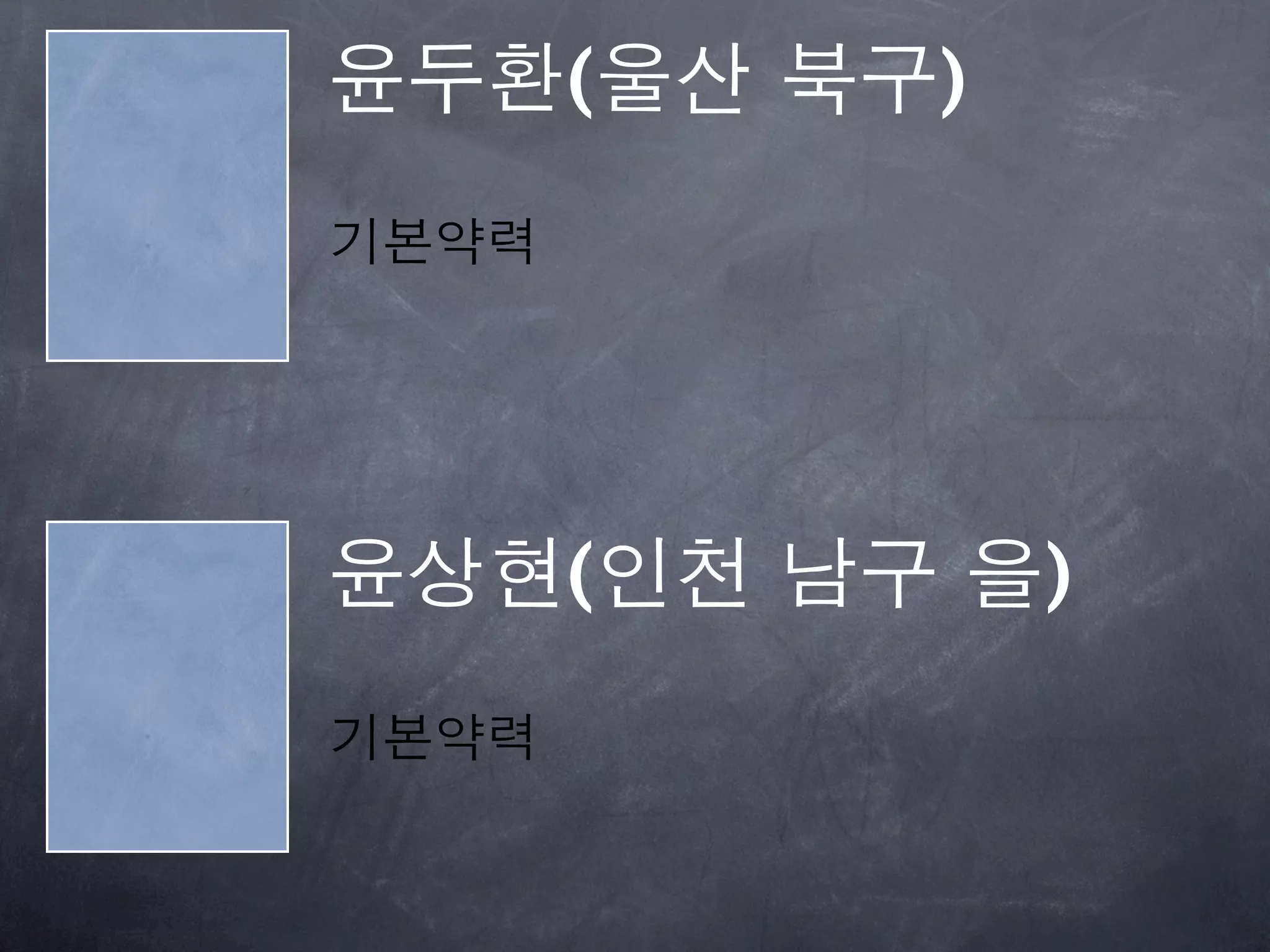 윤두환(울산 북구)
기본약력




윤상현(인천 남구 을)
기본약력
 