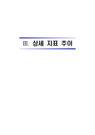 Ⅲ. 상세 지표 추이
 