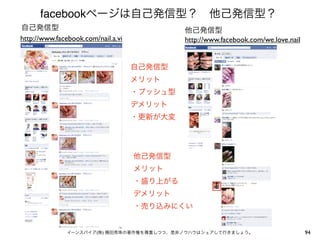 facebook

http://www.facebook.com/nail.a.vi   http://www.facebook.com/we.love.nail




                        (   )                                              94
 