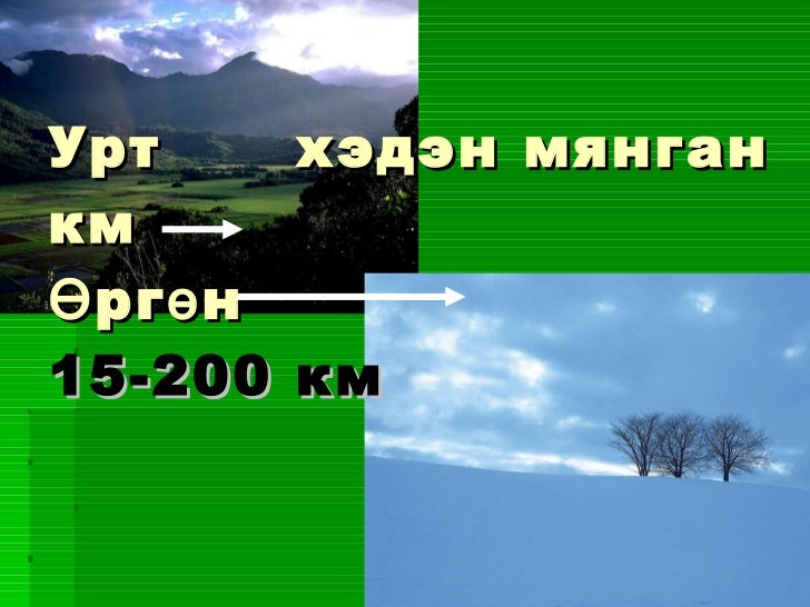 цаг агаар ба уур амьсгал