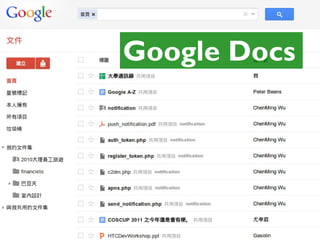 Google Docs
 