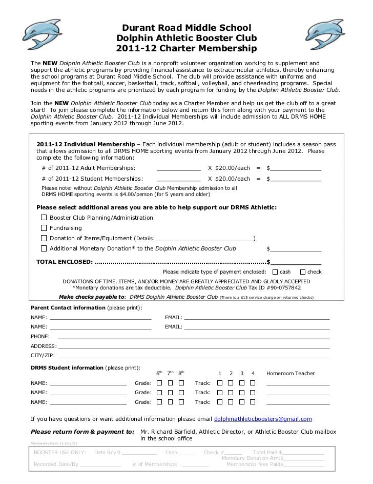 booster club flyer flyer athletic boosters