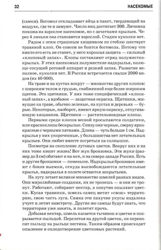 32                                                                          HACEKOMblE


     (casnca). BOrOMOJI OTKJI 8AbIBaeT RHo;a B naxer, TB ep,n:elOI.IJ;lIH na
     soanyxe, r,n:e re 1I 31IMYlOT . "lllICJIO RlIo; nocrnraer     300. JIlI'IlIHKa
     noxoxca aa B3pOCJIOe         aacexoxoe,     HO C 3aLIaTKaMlI KpbIJIbeB.    He­
     pe3    4   JIlIHbKlI OHa CTaHOBlITCR B3pOCJIOH. CT8AlIlI KyKOJIKlI HeT.
         PJI,n:OM C 3TlIM CTpaIIIHbIM XlII.IJ;HlIKOM rro cTe6JIlO IIIecTByeT
     rpaaanoa KJIOrr . OH COBceM H e 601IT CR 60rOMOJIa. IIoTOMy LITO
     HlII{TO ero ec'rs He CTaHeT, y Hero xopOIIIaR 3aI.IJ;lITa -           ClIJIb H b I H
     « KJIOrrOBbIH      aanax» , Knonsr      COCTaBJIRlOT OTpR,n: nonyacecrxo­
     KPbIJIbIX.     Y 3TlIX HaceIWMbIX nonyacecrtcne H8AKPbIJIbR, KOJIlO­
     I.IJ;e-COCYI.IJ;lI H pOTOBOH armapar 1I pe3KlIH aanax , Pa3BlITlIe He­
     rrOJIHOe, KyKOJIKlI HeT. B POCCIIlI B CTpeLI aeT CR CB b I IIIe        2000 BlI­
     ,n:OB (II3   40 000).
         Ha rpase 1I na xycrax soxpyr -            MHomeCTBO zrpyr-ax KJIOrrOB :
     C IIIlIPOKlIM TeJIOM II     rpyzn.ro,   cHa6meHHoH eure 60JIee IIIlIPOKIIM
                                  Y HlIX T o m e crreIJ;lIclmLIeCKlIH «KJIOrrII­
     I.IJ;lITOM . 8TO I.IJ;lITHlIKlI .
     HbIH   aarrax , a B,n:06aBOK - 3aI.IJ;lITHaR orcpacrca . mlITHlIKlI, mlI­
     ByI.IJ;lI e aa rpaae, 06bILIHO 3 e JI eH b I e , na xycrax 1I ztepensax -      6y­
     psre. Hexoropsre, naofiopor, lIMelOT RpKyIO oxpacxy, orrrvrnaa­
     lOI.IJ;YlO XlII.IJ;HlIKOB . mIITHlIKlI -    paCTlITeJIbHoR,n:HbIe KJIOrrbI.
         IIepBbIMII cpeznr KJIOrrOB secnon          npocsrrrarorca    COJI,n:aTlIKII,
     lIJIlI KpaCHOKJIOrrbI 6eCKpblJIbI e. CH1I3Y OHlI -repmae, caepxy RpKO ­
     xpacrrsre C LIepHblMJI rrRTHaMlI. )J;JIlIHa - LJYTb 60JIbIIIe 1 CM. H8A­
     KPblJIbR Y HlIX yxopo-reaasre, y 60JIbIIIlIHCTBa HeT JIeTaTeJIbHblX
     xpsrnses. OHlI JIlO6RT BMeCTe norperscs na COJIHbIIIIKe.
         IIOCMOTplI aa CKOrrJIeHlIe       rryronsrx   O;BeToB.   Boxpyr HJIX 1I      aa
     HlIX Tome KIIrrlIT mII3Hb! BOT »cyrc 6POH30BKa . 8TlI mYKlI (paa­
     Mep,n:o     3 CM) 06JITalOT 1I aa rore, JI aa cesepo-aanazte POCClIlI. ECTb
     JI ,n:pyrJIe 6pOH30BKII -       rrOMeHhIIIe. H8AKPblJIbR 6pOH30BOK lIMe­
     lOT C 60KOB BbIeMKJI, orxyna BbICB06om,n:alOTCR                nerarensnsre
     l{PbIJIbR , H8AKPbIJIbJI B no.nere OCTaIOTCR 3aKpblTblMII.
         Ha nyry JIeTaeT BeJIlIKOe MHomeCTBO IIIMeJIeH             paansrx BlI,n:OB .
     OHlI MlIPOJIlO61IBbIe C0 3,n:aH JIR , lIX He TpOHeIIIb -        1I OHlI He TPO­
     HyT. Pa60TalOT,         cocnparor   nercrap, a nonyrno OrrbIJIRlOT IJ;Be T­
     KlI.   Kycaa     TpaBlIHKlI, IIIMeJIb-CaMeIJ; MeTJIT « CBOlO » TeppJITO­
     pIIlO, CBOlO qaCTb .nyra . CaMKa 3TlI naxy-me               ytcycsr   1I3,n:aJIeKa
     yxye'r II JIeTlIT HaBCTpe1.Iy. )J;pyrlIe me CaMIJ;bl 6y,n:yT 3HaTb, 1.ITO
     repparopaa yxce 3aHRTa, 1I rrOJIeTRT npo-rs.
         )J;o6bIBaR nexrap, IIIMeJIb xacaerca TbIt.IlIHOK B IJ;BeTKe 1I nox­
     pbIBaeTCR rrbIJIbIJ;OH. IIepeJIeTaR na ,n:pyroH IJ;BeTOK, OH nepeno­
     ClIT   rrsrnsrry   aa psr.m.ne rreCTIIKa. 'l'aKlIM 06pa30M nponcxoznrr
     OrrbIJIeHJIe JI onnonornopeaae IJ;BeTKOBbIX paCTeHJIH .
 