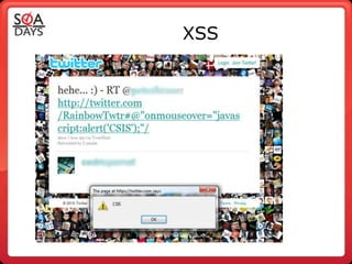 XSS
 
