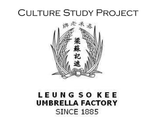 Culture Study Project 