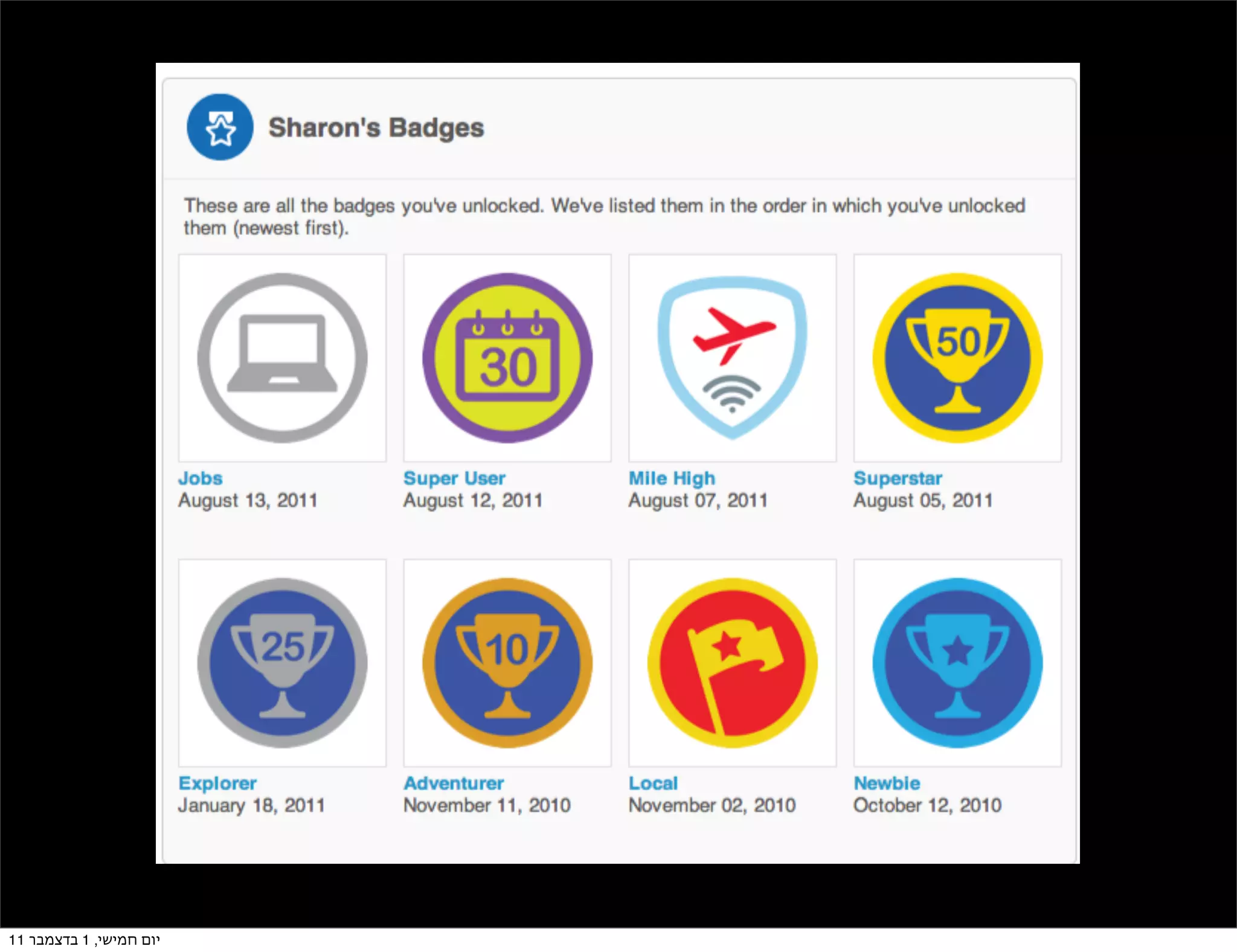 ‫יום חמישי, 1 בדצמבר 11‬
 