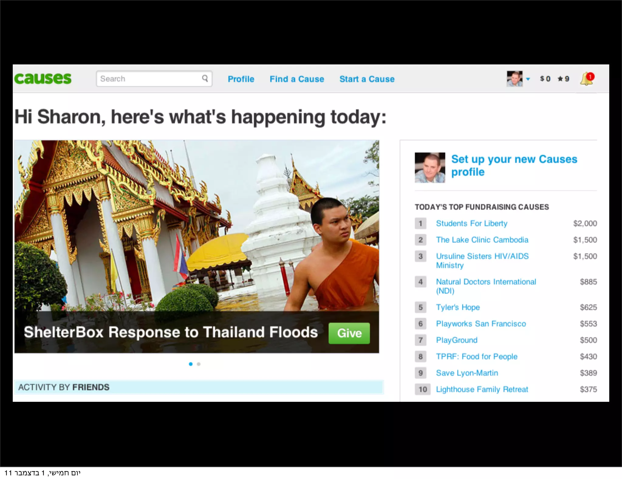 ‫יום חמישי, 1 בדצמבר 11‬
 