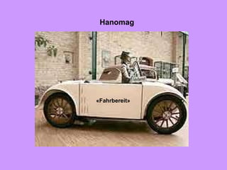 Hanomag  «Fahrbereit»   