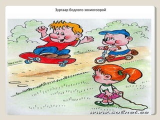 Зургаар бодлого зохиогоорой 