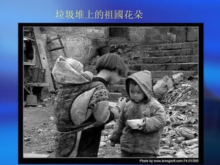 垃圾堆上的祖國花朵 
